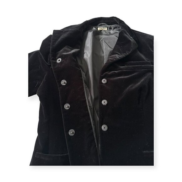 Miu Miu Black Velvet Blazer Jacket, Size 44‎ Italy/M - Picture 10 of 16